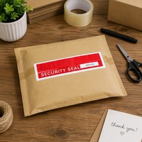 Étiquette de garantie personnalisée imprimée, imperméable, anti-effraction, autocollante, pour l'emballage logistique