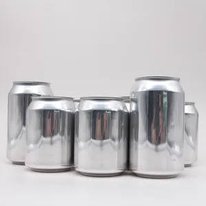 Atacado de grau alimentício vazio 330ml 500ml lata de alumínio lata de cerveja para latinha de bebidas