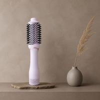 Brosse sèche-cheveux professionnelle de haute qualité, outil de coiffage en une seule étape, chauffage rapide, lissage et séchage des cheveux, brosse à air chaud