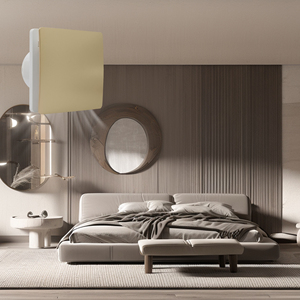 Extractor de Aire Axial de Alta Calidad, Personalizado, Resistente al Agua, Montado en la Pared, para Cocina, Baño, Ventana con Obturador de Presión de Aire Eléctrico - Product Image 3