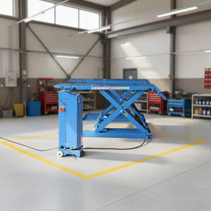 Plataforma Hidráulica Móvil Tipo Tijera para Autos, Plataforma Elevadora sin Excavación, Capacidad Hidráulica de 3.5 Toneladas, Altura de 1200 Pulgadas para Automóviles - Product Image 2