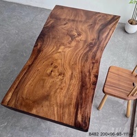 XY Best noyer sud-américain en bois massif grande planche table à thé thé noyer noir pluie bois 1.8 table bar bureau