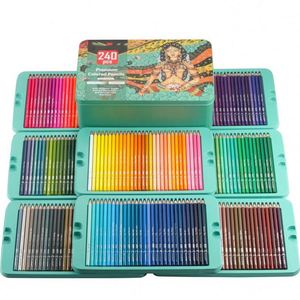 Juego de 72 Lápices de Colores Personalizados de Latón, en Caja de Plástico, para Niños, Venta Caliente - Product Image 3