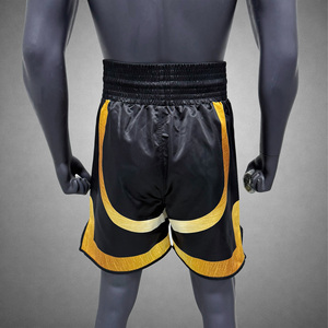 Shorts de boxe de qualité supérieure pour hommes, en satin résistant et durable, idéal pour l'entraînement de boxe et les arts martiaux - Product Image 2