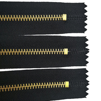 Vente en gros 3 # fermeture à glissière automatique fermeture à glissière en laiton de haute qualité fermeture à glissière Logo personnalisé métal 4 # fermeture à glissière pantalon pour jean