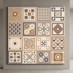 Série numérique Carreaux de stationnement en céramique mats à quartz moderne 300x300mm Cuisine extérieure Design classique - Product Image 4