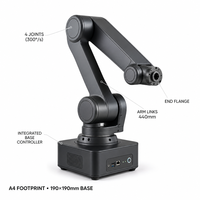 Bras robotisé de bureau industriel MZD à 4 axes DR4 avec moteur et PLC, charge utile de 500 g, portée de 440 mm, pour l'éducation et la formation