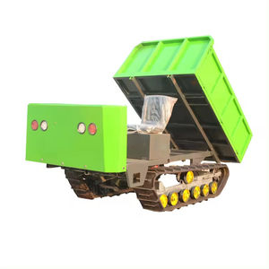 Le plus populaire 300Kg Essence Moteur Mini Piste Dumper Roue Brouette Caoutchouc Dump Tracks Barrow - Product Image 3