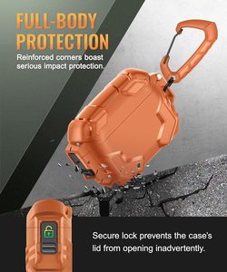 Étui MOBOSI pour AirPods Pro 3 avec verrouillage, compatible avec les AirPods de 3e génération, coque rigide de qualité supérieure pour AirPods Pro 3 avec kit de nettoyage et porte-clés - Product Image 4