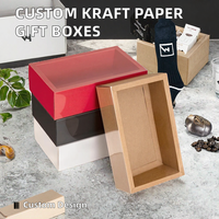 Boîtes cadeaux cosmétiques rectangulaires personnalisables en papier kraft blanc/noir avec lamination mate et estampage, recyclables, pour emballage de tiroirs vides
