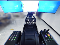 Stasiun Pengambilalihan Jarak Jauh dengan Jaringan 5G untuk Simulator Mengemudi Jarak Jauh Pertambangan