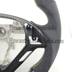 Quality Assurance Alcantara Carbon Fibre Yellow Top Stripe Steering <b>Wheel</b> Fit for Infiniti G27 G37 Car Steering <b>Wheel</b> - Product Image 5