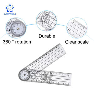 Juego de 6 Goniómetros Espinales, Regla Multiusos, Goniómetro de Ángulo, Regla Espinal Médica, 360 Grados, 180 Grados - Product Image 4