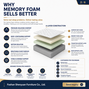 Fournisseurs en gros de <span class=keywords><strong>matelas</strong></span> à ressorts en mousse à mémoire de forme enroulés de Chine pour la maison et l'hôtellerie, directement de l'usine OEM - Product Image 2