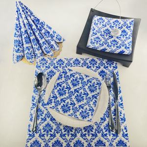 Serviettes en papier jetables Palmy, 20 pièces/sac, motif porcelaine bleu et blanc chinois, vaisselle de fête, décorations de table, anniversaire, mariage - Product Image 3