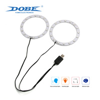 Bande lumineuse ambiante RGB à commande vocale intelligente DOBE, anneau lumineux coloré pour accessoires de jeu PS5 Slim Pro