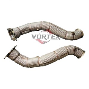 ระบบท่อไอเสียแบบ Catback ยี่ห้อ Vortex OEM รุ่น Titanium Valvetronic สำหรับ McLaren 720 แบบตรงพร้อมท่อดาวน์ไปป์ - Product Image 6