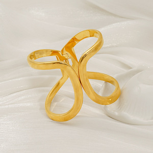 Zogxin Geometric <b>Adjustable</b> <b>Bracelet</b> Gold And Silver Zinc Alloy Unisex Party Jewelry - Product Image 3