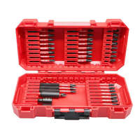 Jeu de 39 embouts de tournevis à chocs en acier S2 Tooljoy, embouts magnétiques à couple élevé et tournevis à écrous et porte-embouts pour visseuses à chocs