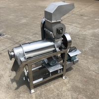 Spiraalvormige commerciële fruitsapmachine motorlager roestvrij staal 2,2 kW 500 kg/uur capaciteit Hede merk