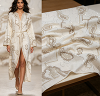 Abayas musulmanes modestes d'été en tissu blanc coton-lin avec broderie Paisley, point de croix et sequins, pour usage quotidien, mariage et tenue religieuse, taille moyenne