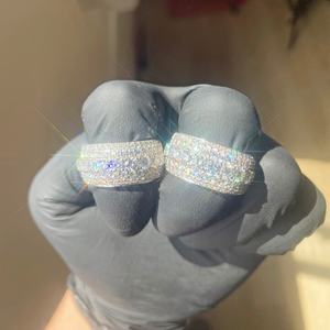 Anillos de Campeonato de Hip Hop Chapados en Oro, Plata S925, con Diamantes de Imitación VVS, Completamente Engastados con Moissanita - Product Image 4