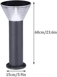 Vente en gros de lampadaires solaires LED de haute puissance pour allées, lampes de jardin modernes, éclairage extérieur pour pelouses - Product Image 4