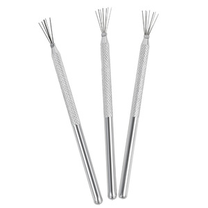 Seven Needle Clay Tool Stainless Steel Aluminum Rod Pottery Art Texture Brush For Polymer Clay Crafting - Product Image 4