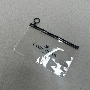 Chất lượng cao kéo vòng Zip khóa túi Frosted PVC Dây Kéo Túi cho quần áo bao bì - Product Image 3