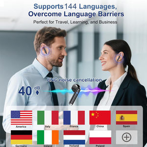 Nuevos auriculares de traducción de idiomas AI con 144 idiomas y acentos Traductor de auriculares en tiempo real para teléfonos iPhone Android - Product Image 6