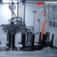 Sableuse automatique respectueuse de l'environnement armoire pistolet équipement cnc lame de scie circulaire sableuse avec bras de robot