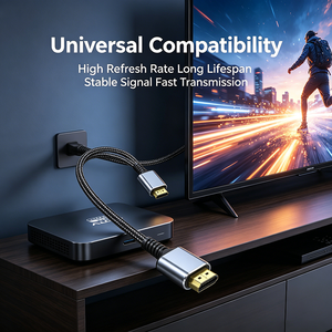 8K 60Hz HDMI 2.1 电缆 4K 240Hz 超高清 HDR 编织 HDMI 电缆 高速高清电视线 适用于 PS5 PS4 Xbox 显示器 电视 投影仪 游戏 - Product Image 5