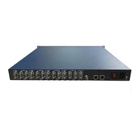 Équipement de Diffusion De TÉLÉVISION numérique 12/16 Canaux Multiplexeur Professionnel Récepteur de TÉLÉVISION Par Satellite avec IPTV Coulant la sortie