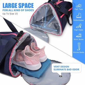 Échantillon Gratuit Sac de Sport BSCI avec Compartiment Humide et Rangement pour Chaussures – Sac de Yoga Tendance Très Vendu - Product Image 3