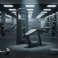Machine de musculation professionnelle en acier de haute qualité pour soulevé de cuisse et press à jambes, équipement de fitness avec sélection de charge par broche et pile de poids de 70 kg