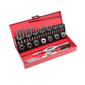 2025 32pcs/set Metrotic NPT <strong>Thread</strong> Tap And Round Screw <strong>Die</strong> Wrench Set Manual Tool Kit - Product Image 1