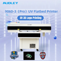 Imprimante UV AUDLEY A1 6090 UV 3D TPU pour patchs en relief, badges, imprimante à plat UV9060 avec circulation d'encre blanche
