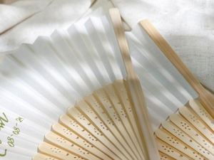 Vintage-Inspired Female Hand Fan with Eco-Friendly Bamboo Material Craft Printing Decoration - Product Image 4