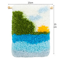 Charmkey couture artisanat décoration de la maison tapisserie bricolage ensemble Art loquet crochet tapis Kits pour tapis