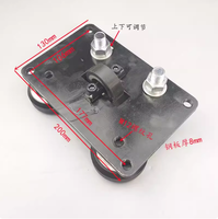 Guide-rouleau réglable pour ascenseur de villa, hydraulique, pour monte-charge domestique, haut de gamme, résistant à l'usure