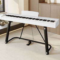 Multifunktionales Tragbares 88-Tasten Digitalpiano mit Eingebauten Lautsprechern und Leichtem Design für Freizeitspiele zu Hause
