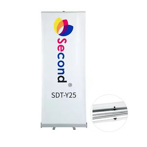 Großhandelspreis Aluminiumständer Werbung Veranstaltung Werbedisplay einziehbares aufrollbares Banner - Product Image 1