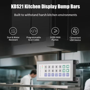 USB 2.4G Wireless 21-Key POS Programmable Keyboard for Restaurant Fast Food <strong>Linux</strong>/<strong>Windows</strong>/Android Compatibility Power-coated - Product Image 2