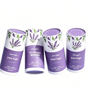 <b>Biodegradable</b> Cylinder Cardboard Tube Kraft Paper Cosmetic Container for Lipstick, Deodorant, <b>Sunscreen</b> & Lip Balm Packaging - Product Image 4