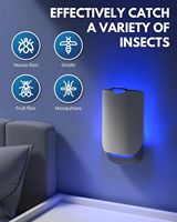 LED Slimme Muggenlamp Stekkermodel Vliegenvanger Blauw Licht Elektrisch Draagbaar Binnenhuis Ongediertebestrijding voor Muggen Keuken Gebruik