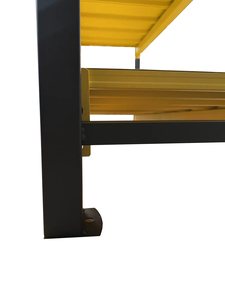 رفوف تخزين متعددة المستويات من الفولاذ الثقيل المطلي بالبودرة المقاومة للتآكل بألوان جديدة، رفوف مستودعات طويلة المدى - Product Image 5