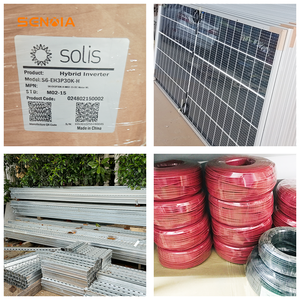 Senxia Industrial 100Kw Sistema de energía solar Comercial 200Kw 300Kw Sistema solar fotovoltaico Eu Stock Precio al por mayor - Product Image 5