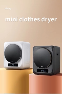 Nouvelle mini-sécheuse à <span class=keywords><strong>linge</strong></span> électrique compacte pour la maison, 3 kg, avec lumière UV, montage mural, tambour en acier inoxydable - Product Image 3