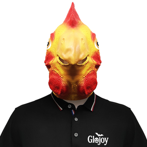 หน้ากากไก่ตลกทำจากยางลาเท็กซ์ ชุดแฟนซีสัตว์สำหรับงานฮาโลวีน งานรื่นเริง งานปาร์ตี้ในฟาร์ม และงานแสดงชุดแฟนซี - Product Image 3