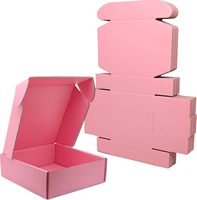 Caja de Regalo Portátil para Calcetines, con Logotipo Personalizado, de Alta Gama, Rosa, Fabricada con Materiales Reciclados, con Relieve, Rígida, Ecológica, con Laminado Mate